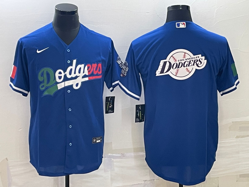 Men's Los Angeles Dodgers Blue Alternate Baseball Jersey1