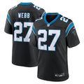 Sam Webb Carolina Panthers  Team Game Jersey -  Black