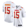 Men's Kansas City Chiefs Patrick Mahomes  Tundra White Super Bowl LIX Fashion Game Jersey