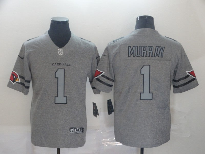 Men's Arizona Cardinals Kyler Murray #1 Gray Game Jersey1