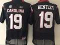 Men's South Carolina Gamecock Jake Bentley #19 Black Player Game Jersey