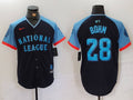 Men's National League Alec Bohm #28 Navy 2024  All-Star Game Limited Player Jersey1