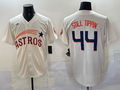 Men's Houston Astros Still Tippin #44 White Replica Player Jersey