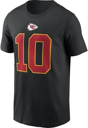Isiah Pacheco Kansas City Chiefs Black Alt FUSE Short Sleeve Player T Shirt