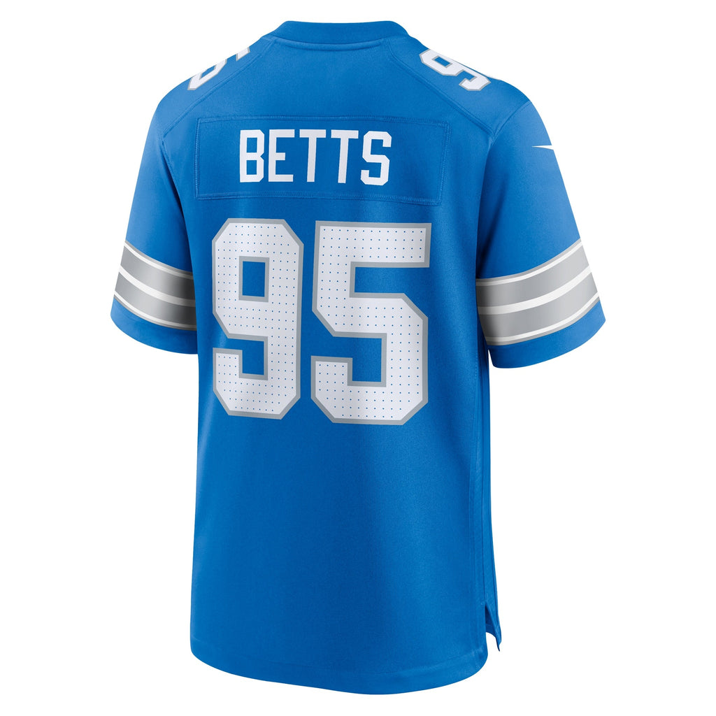 Mathieu Betts Detroit Lions  Game Jersey -  Blue