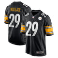 Levi Wallace Pittsburgh Steelers  Game   Jersey - Black