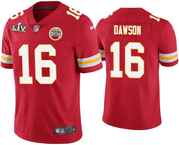 Len Dawson Kansas City Chiefs Super Bowl LV Red Vapor Limited Jersey