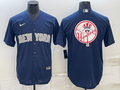 Men's New York Yankees Navy Replica Team Jersey1