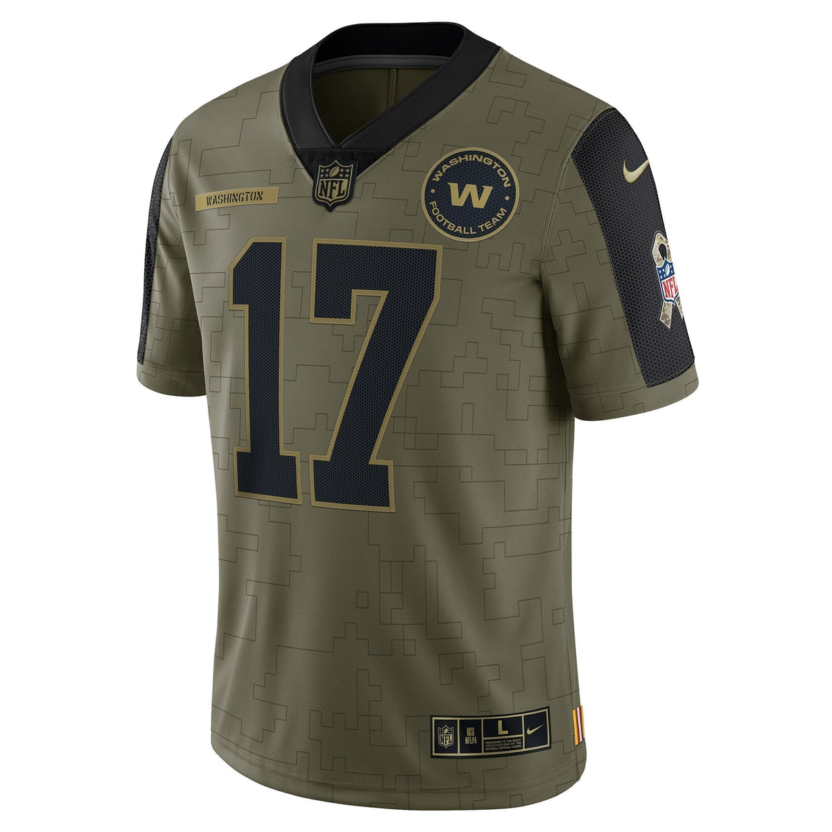 Terry McLaurin Washington Football Team  Salute To Service Limited   Jersey - Olive