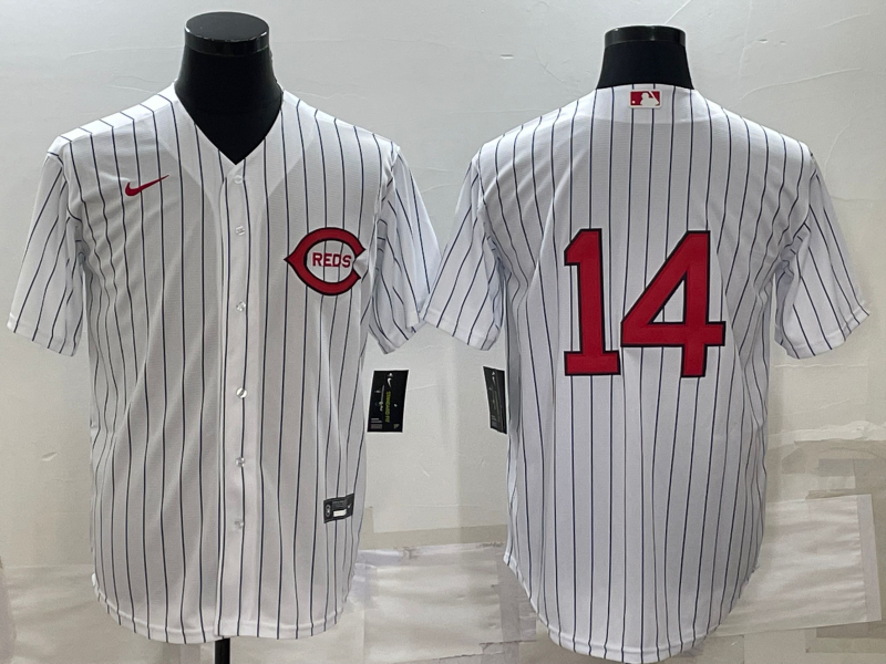 Men's Cincinnati Reds Pete Rose #14 White 2022  at Field of Dreams Game Authentic Player Jersey