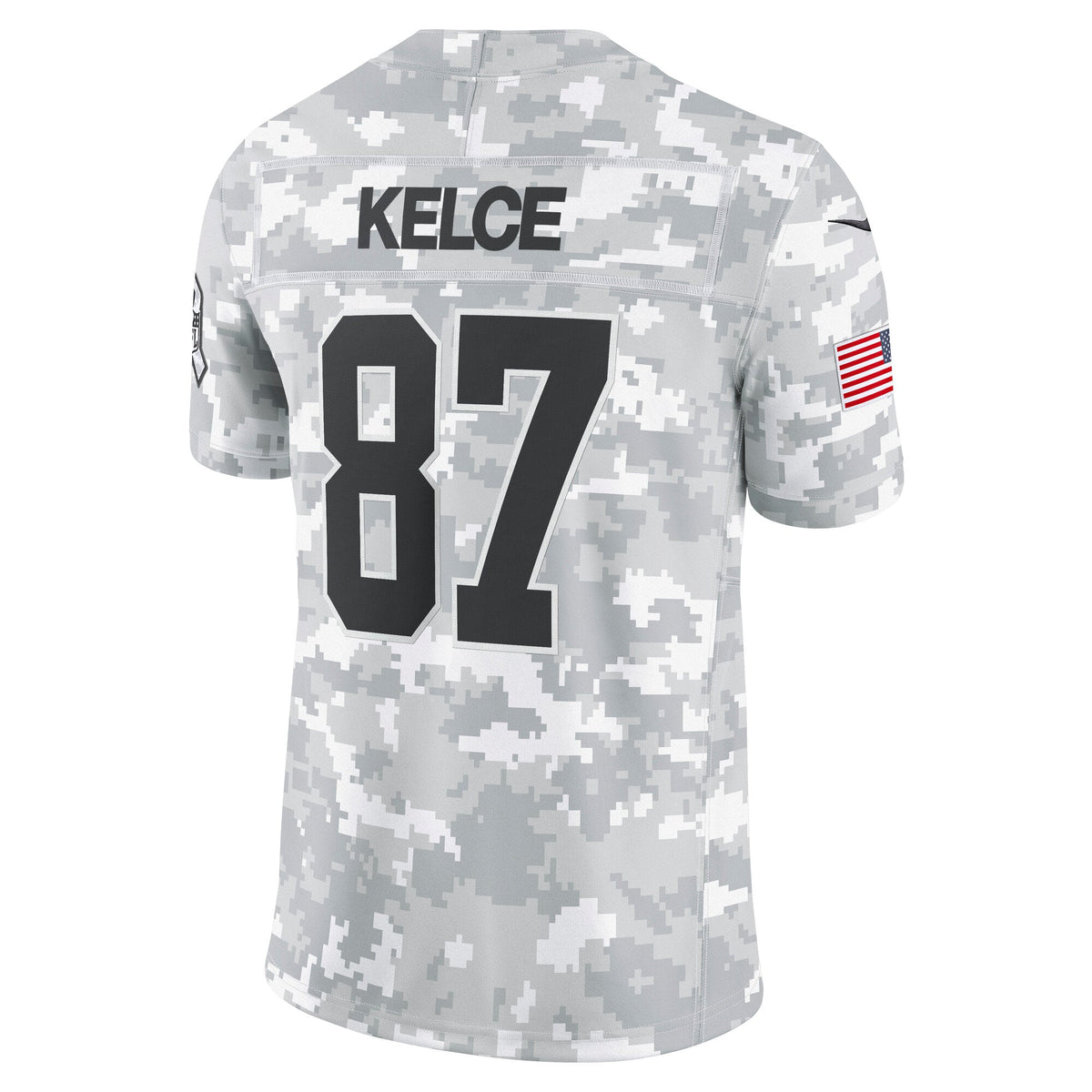 Travis Kelce Kansas City Chiefs  2024 Salute to Service Limited Jersey - Arctic Camo