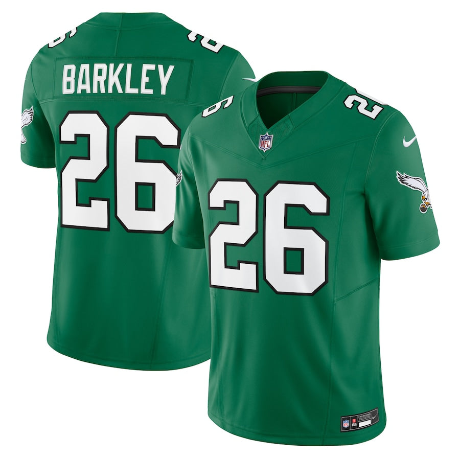 Saquon Barkley Midnight Green Philadelphia Eagles Vapor F.U.S.E. Limited Jersey