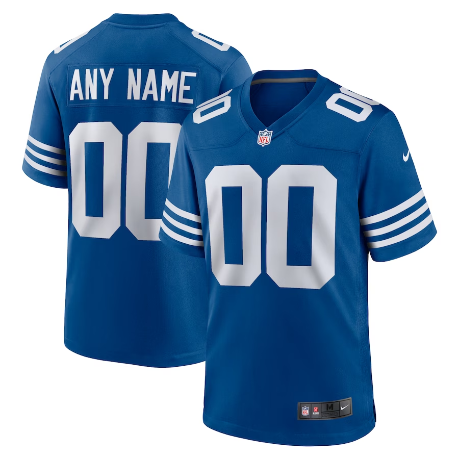 Custom1 Indianapolis Colts Royal Alternate Jersey1