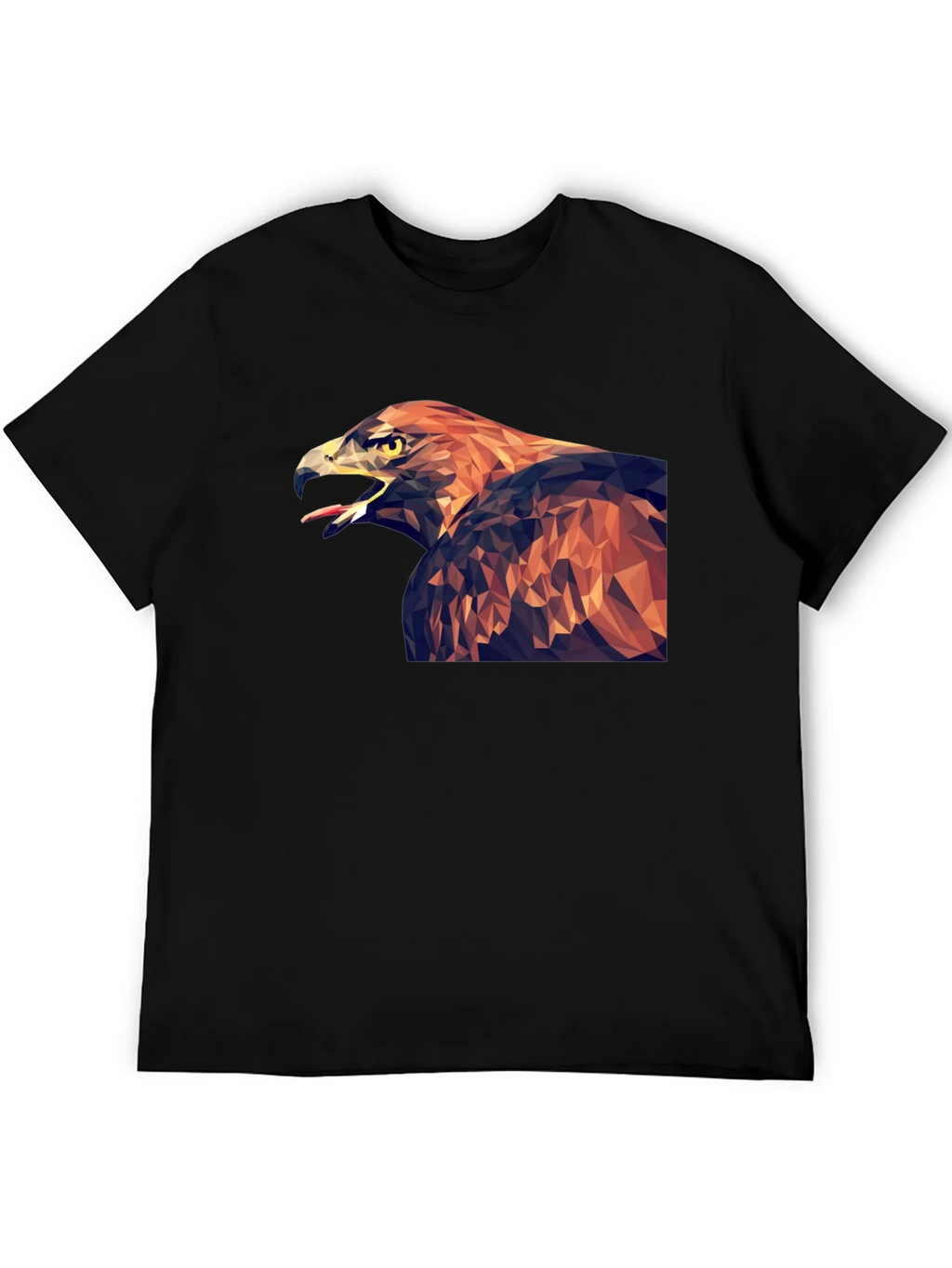 Geometric Eagle Graphic T-Shirt