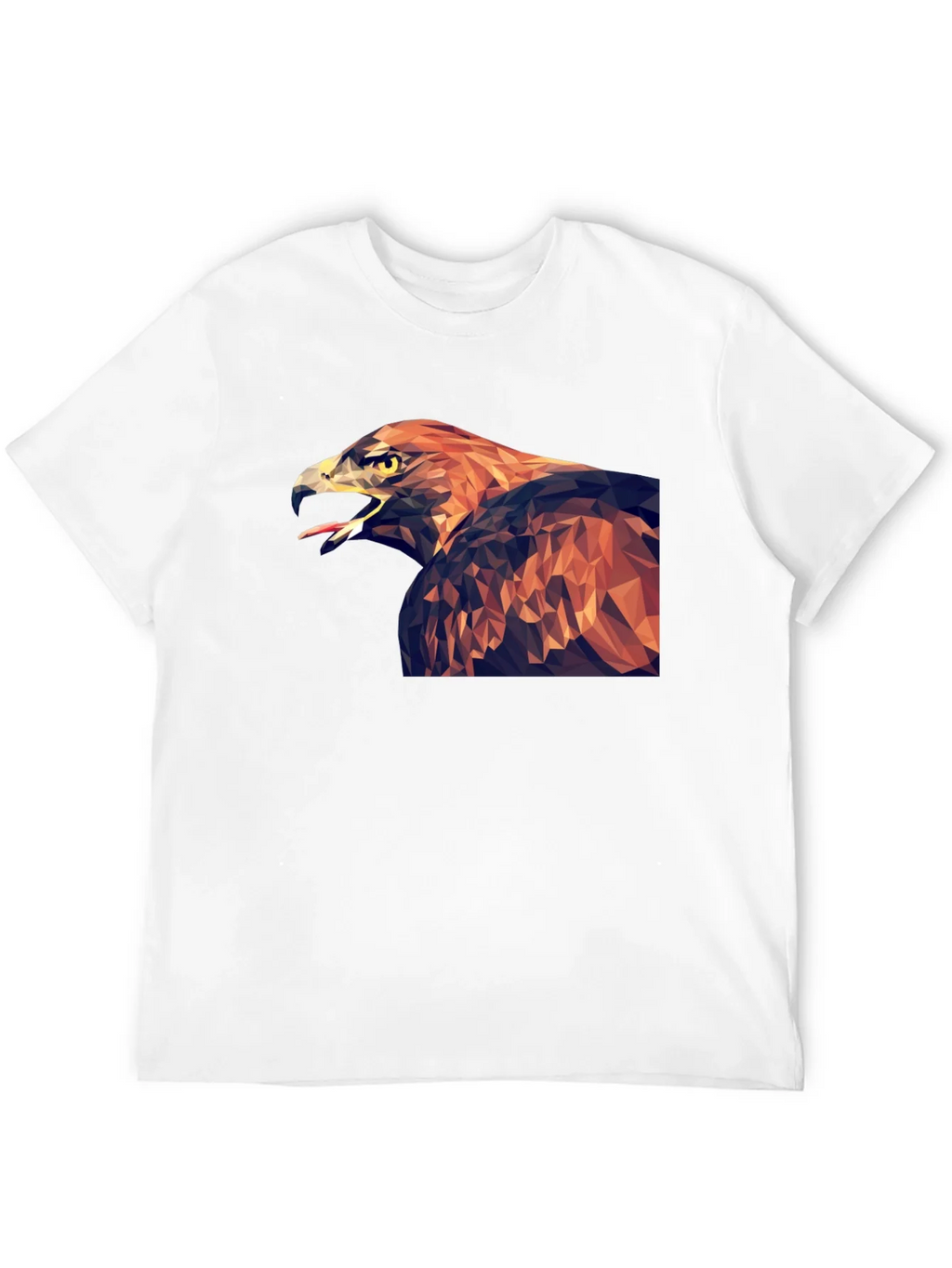 Geometric Eagle Graphic T-Shirt