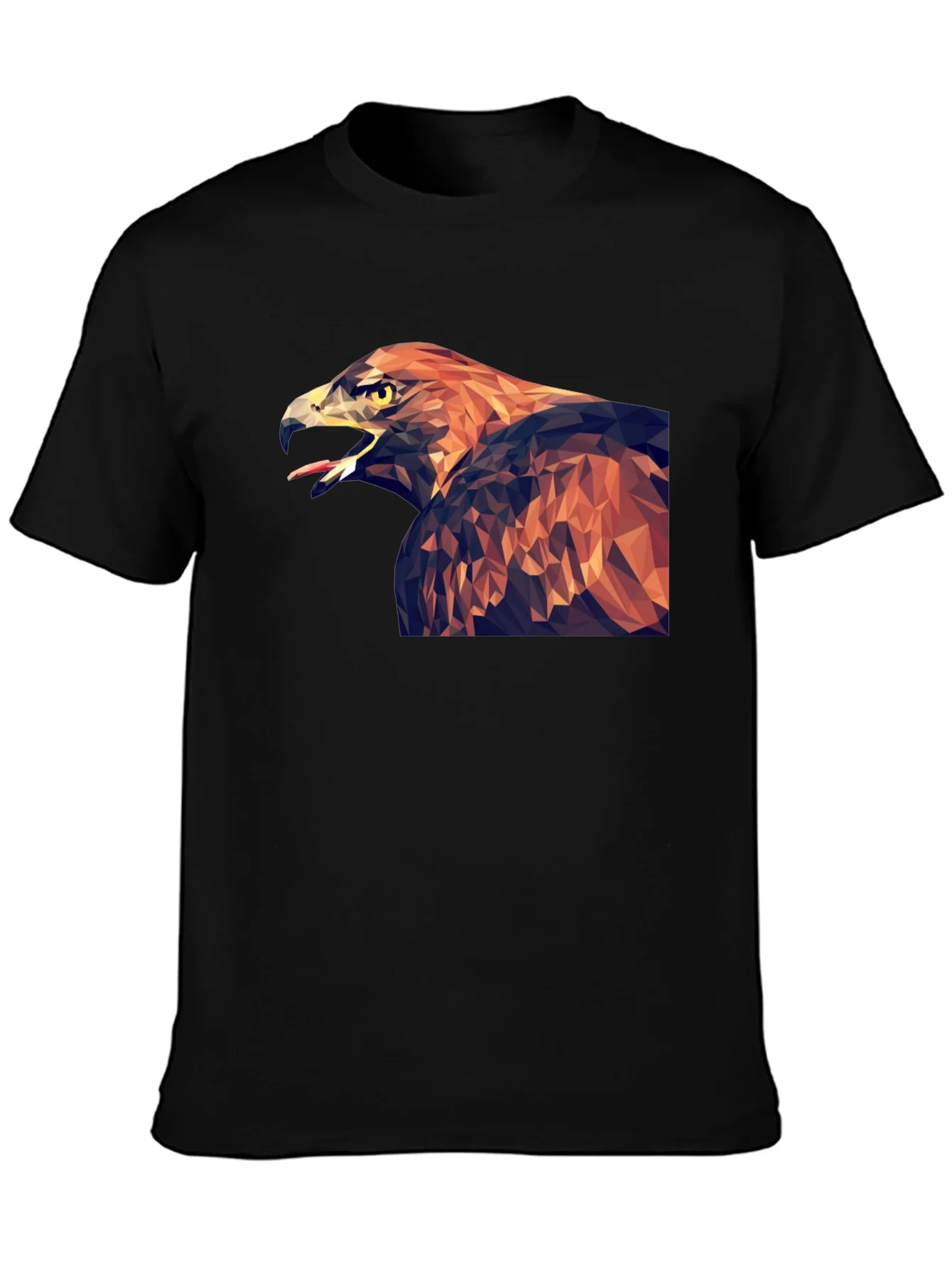 Geometric Eagle Graphic T-Shirt