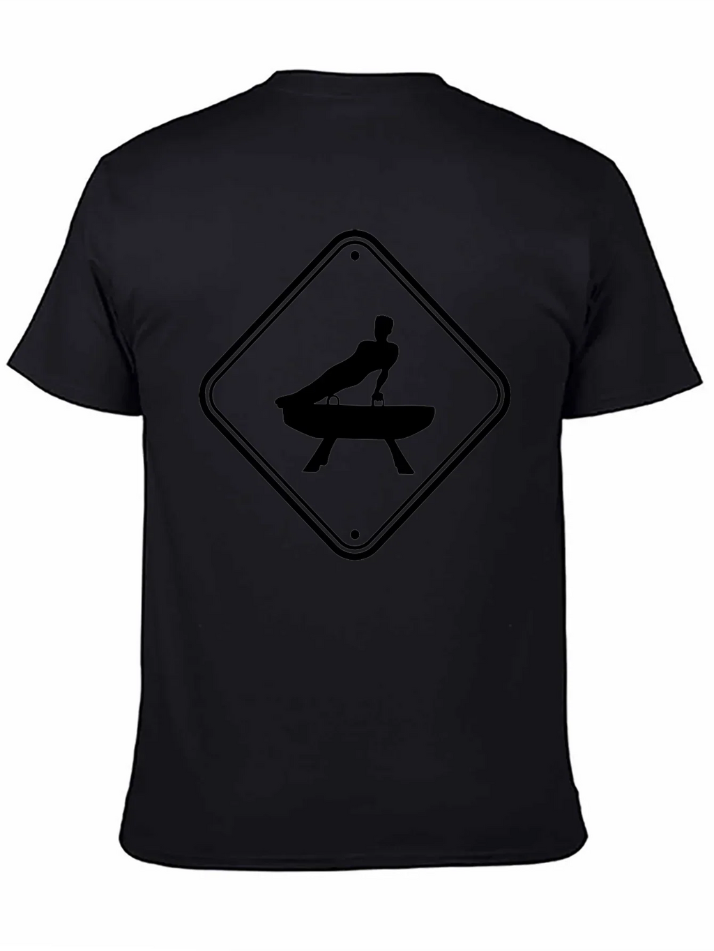 Gymnastics Pommel Horse Warning Sign T-Shirt