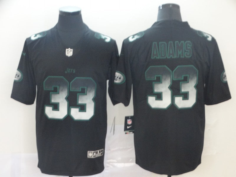 Men's New York Jets Jamal Adams #33 Black Player Game Jersey1