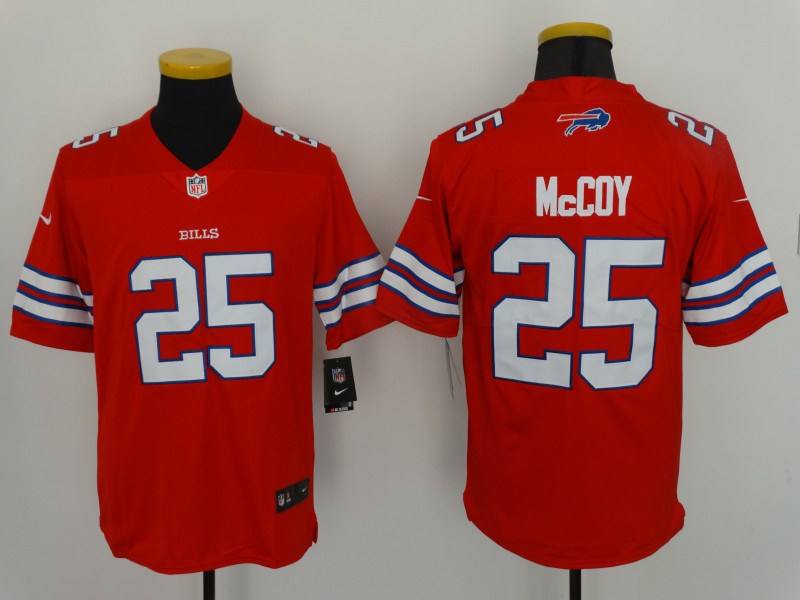 Men's Buffalo Bills LeSean McCoy #25 Red Game Jersey1