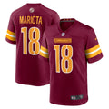Marcus Mariota Washington Commanders   Game Jersey -  Burgundy