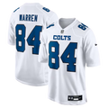 Men's Indianapolis Colts Tyler Warren  White Fashion Game Jersey