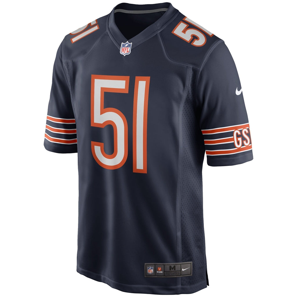 Dick Butkus Chicago Bears  Game Retired   Jersey - Navy