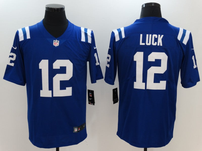 Men's Indianapolis Colts Andrew Luck Blue Game Jersey1