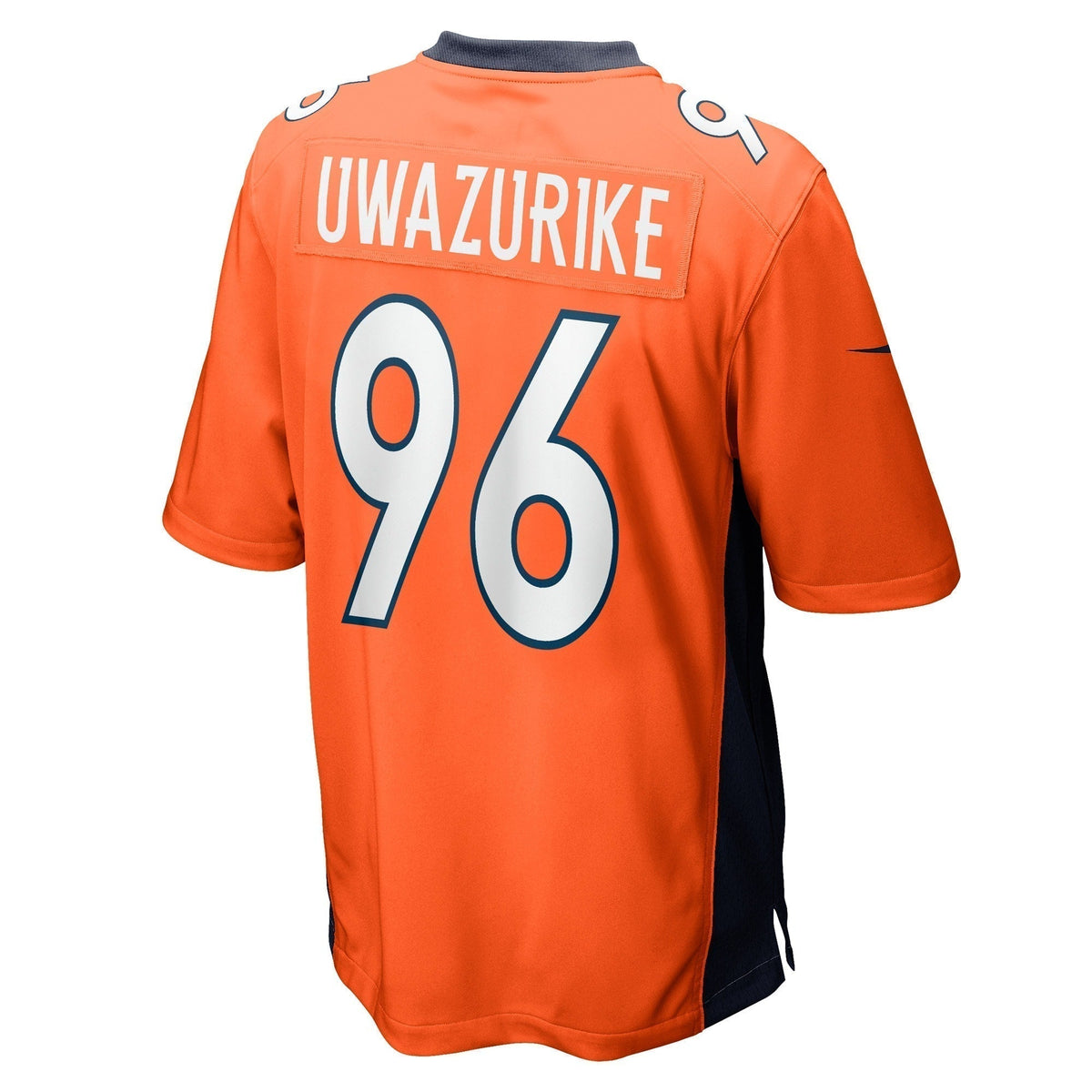 Eyioma Uwazurike Denver Broncos  Game   Jersey - Orange
