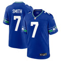 Geno Smith Seattle Seahawks  Throwback   Game Jersey - Royal