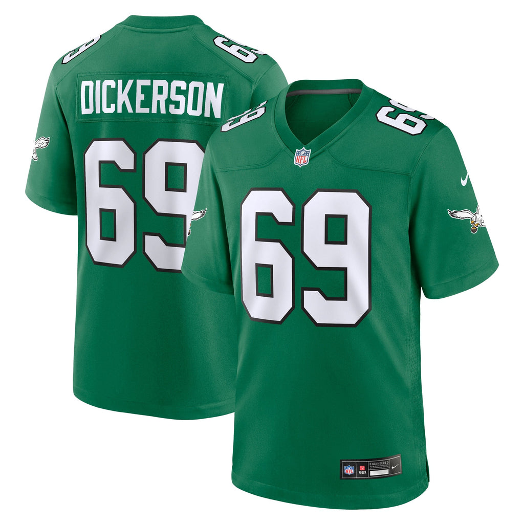 Landon Dickerson Philadelphia Eagles  Alternate Game Jersey - Kelly Green