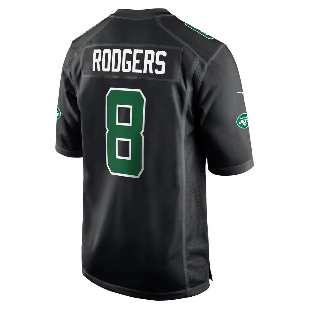 Aaron Rodgers New York Jets  Fashion Game Jersey - Black