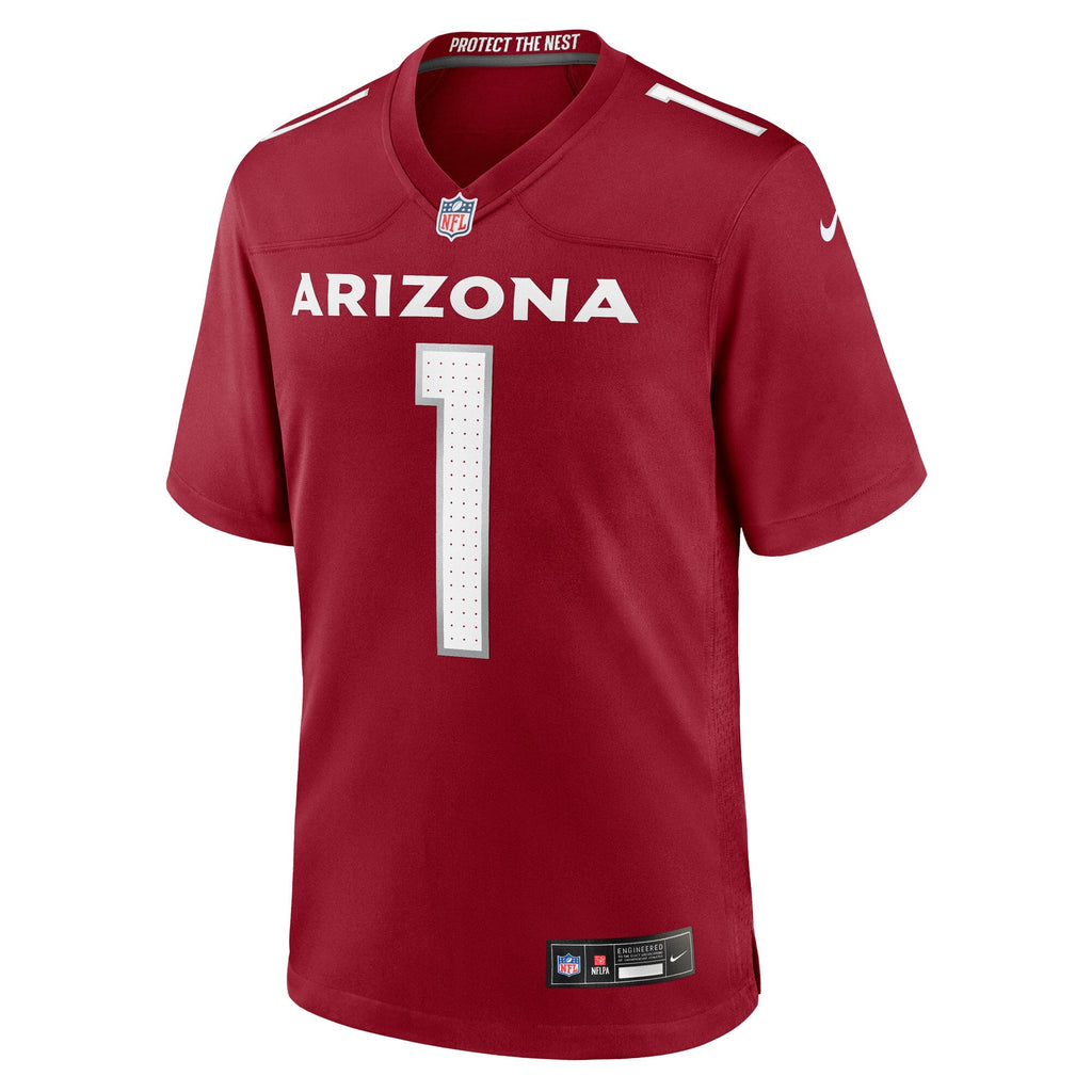 Number 1 Groom Arizona Cardinals  Game Jersey - Cardinal