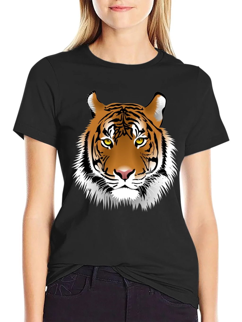 Tiger Graphic Tee - Bold Animal Print T-Shirt