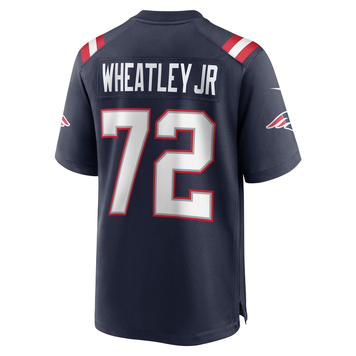 Tyrone Wheatley New England Patriots  Team Game Jersey -  Navy