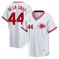 Elly De La Cruz Cincinnati Reds Throwback Jersey - White