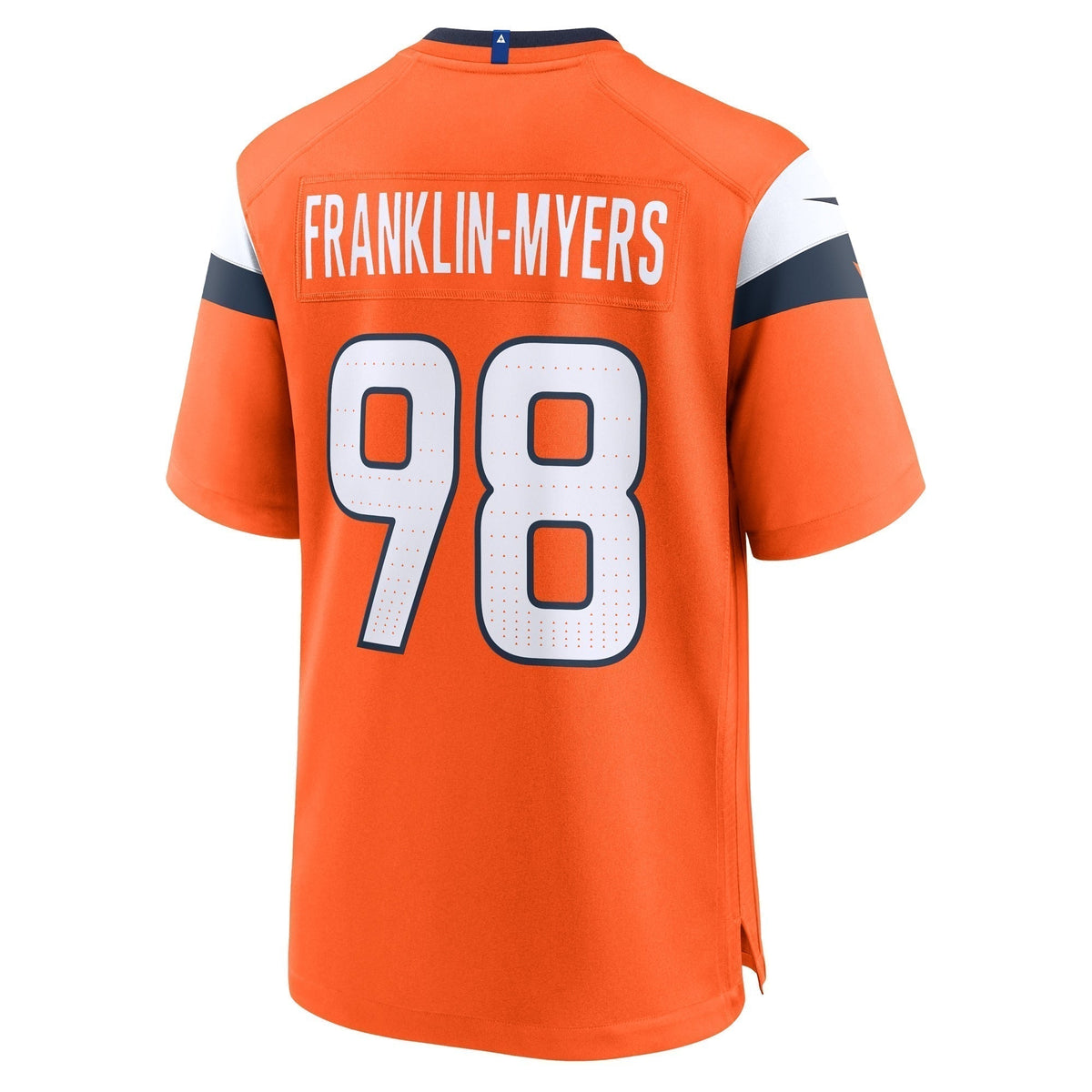 John Franklin-Myers Denver Broncos  Team Game Jersey -  Orange