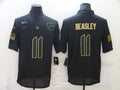 Men's Buffalo Bills Cole Beasley #11 Black Game Player Jersey1