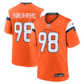 John Franklin-Myers Denver Broncos  Team Game Jersey -  Orange