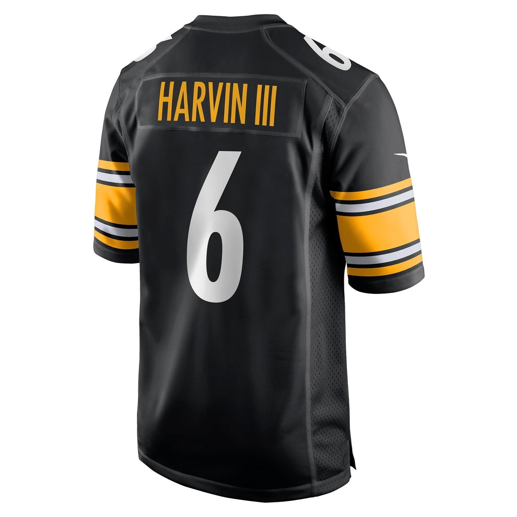 Pressley Harvin III Pittsburgh Steelers  Game Jersey - Black