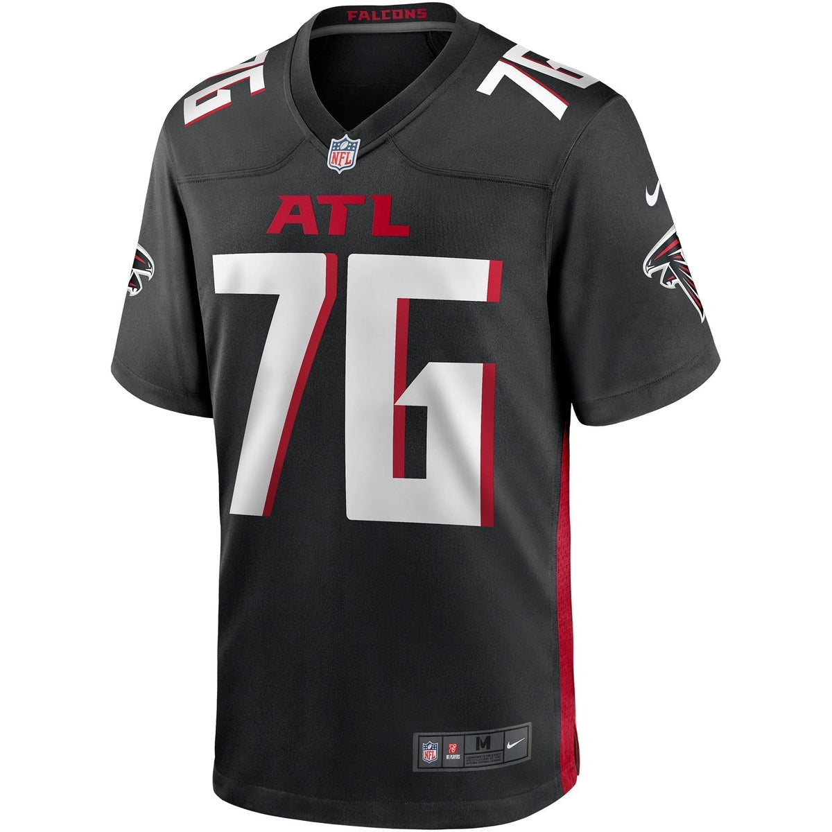 Kaleb McGary Atlanta Falcons  Game Jersey - Black