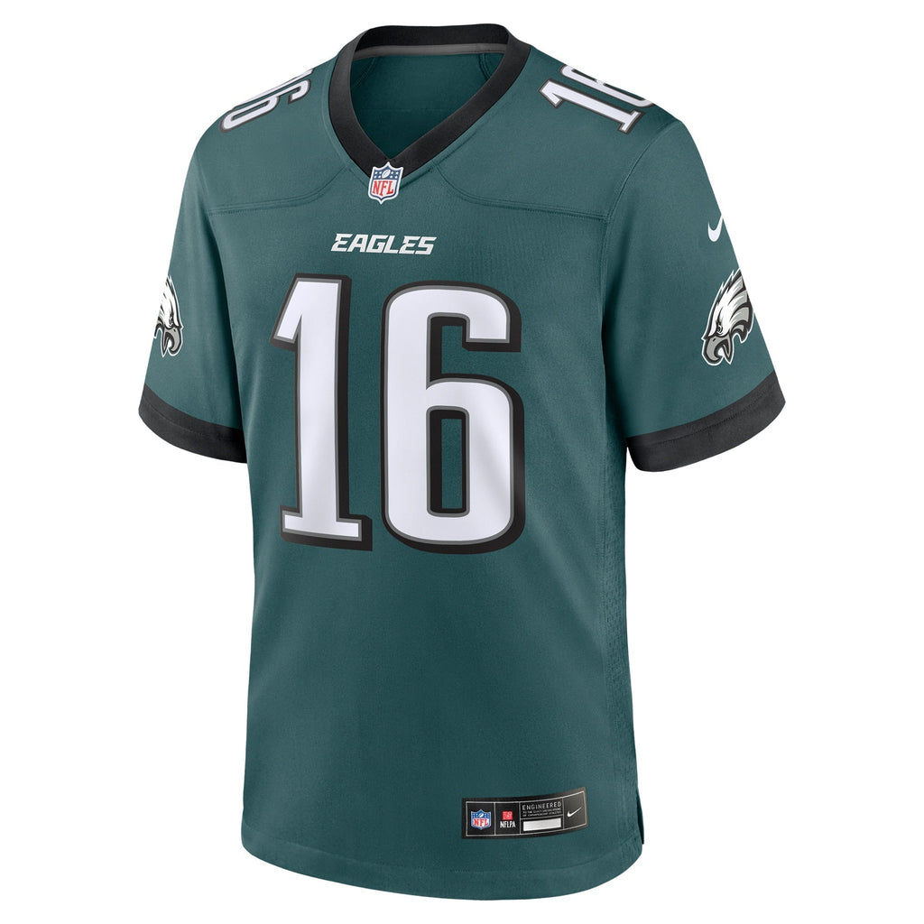 Tanner McKee Philadelphia Eagles  Team Game Jersey - Midnight Green