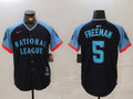 Men's National League Freddie Freeman #5 Navy 2024  All-Star Game Limited Player Jersey1