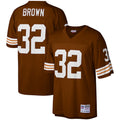 Men's Cleveland Browns Jim Brown  Brown Legacy Replica Jersey