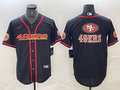 Men's San Francisco 49ers Black Joint Edition Player Jersey1