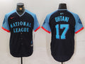 Men's National League Shohei Ohtani #17 Navy 2024  All-Star Game Limited Player Jersey1
