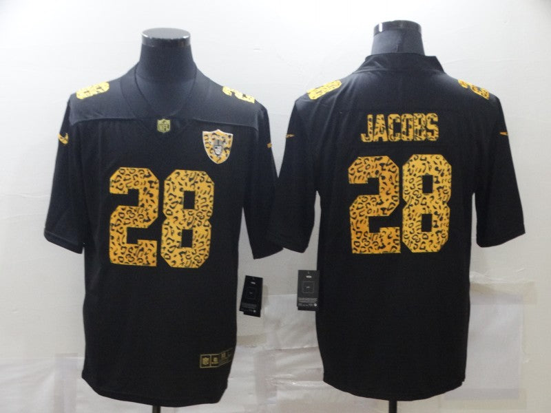 Men's Las Vegas Raiders Josh Jacobs Black Game Jersey1