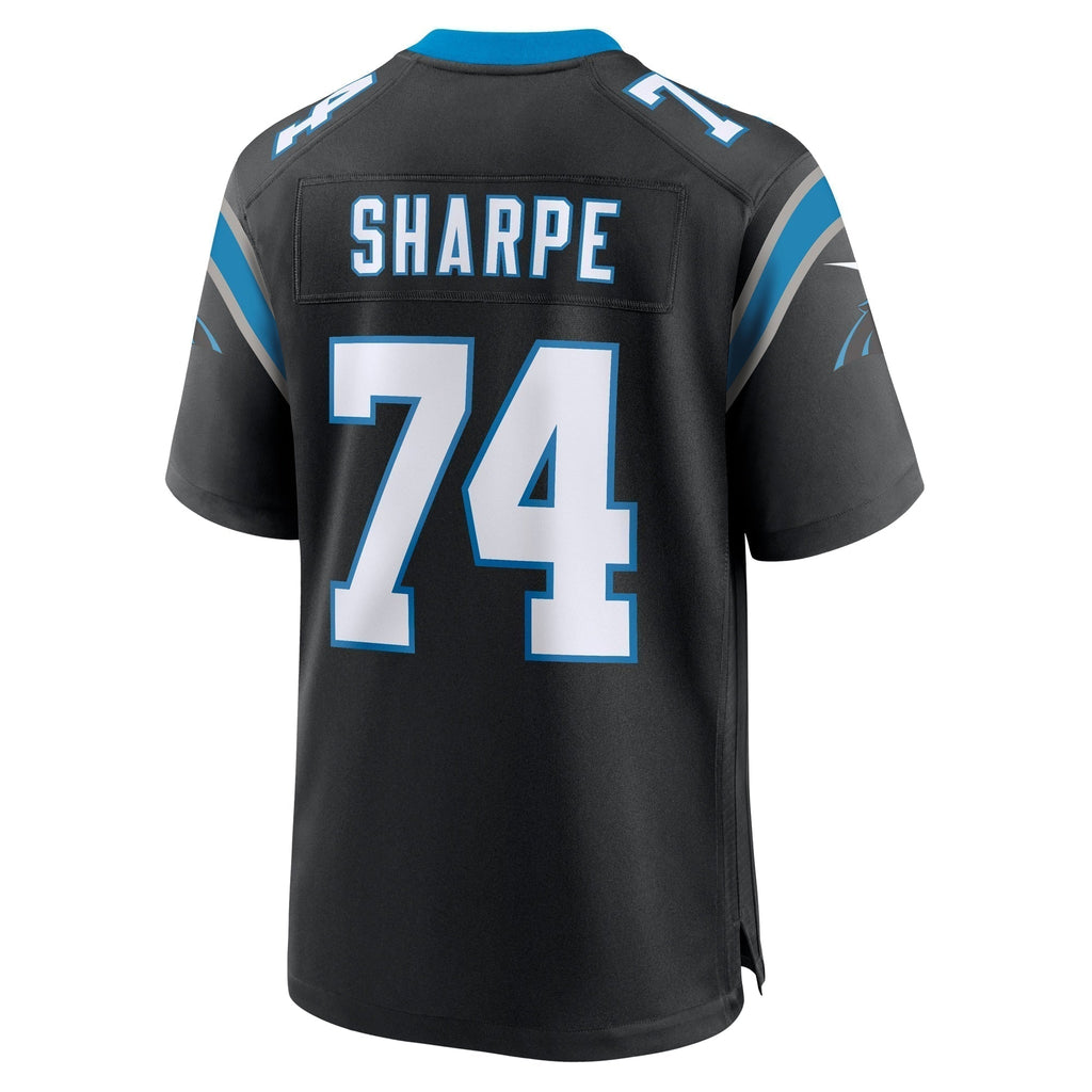 David Sharpe Carolina Panthers  Team Game Jersey -  Black