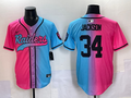 Men's Las Vegas Raiders Bo Jackson #34 Pink/Blue Game Jersey