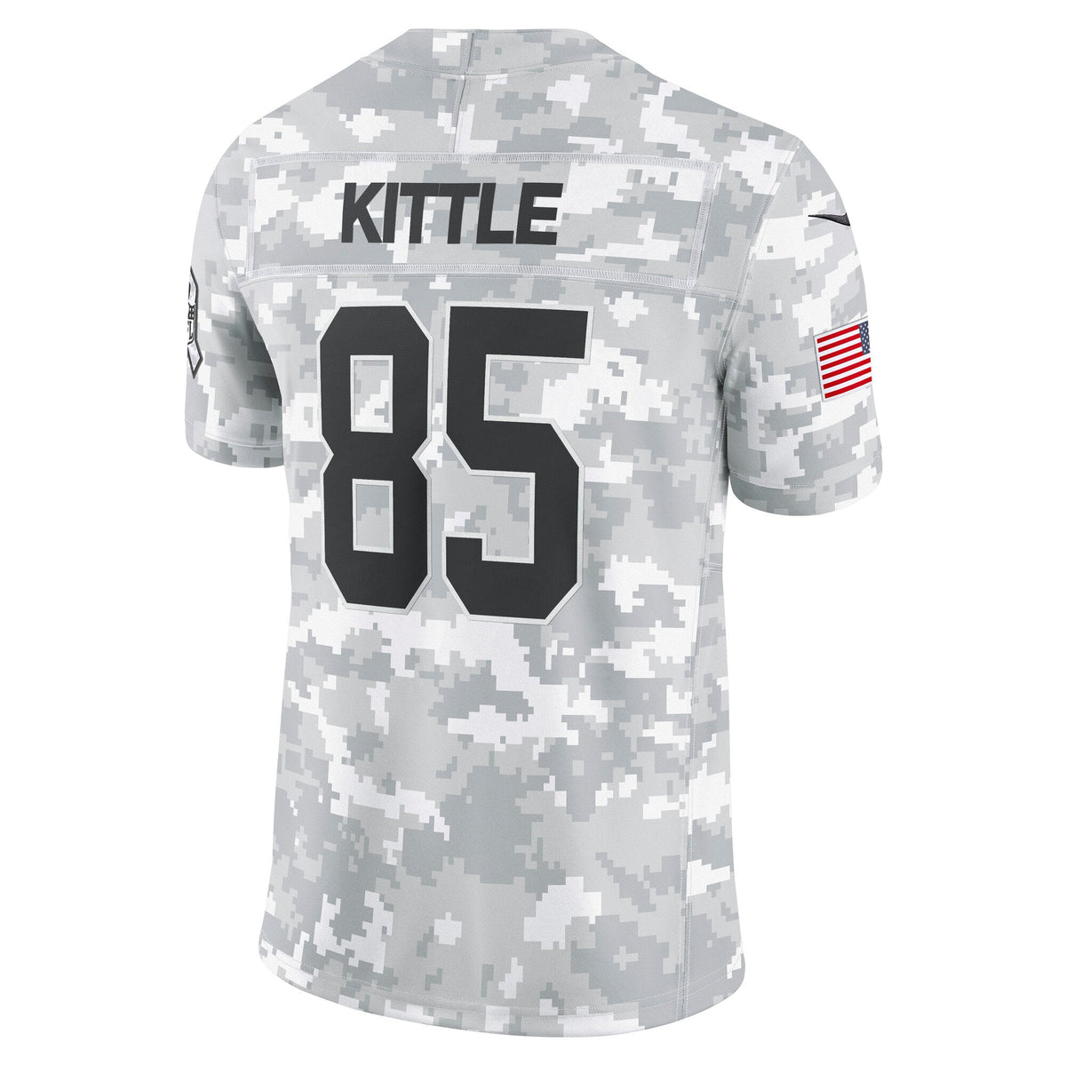 George Kittle San Francisco 49ers  2024 Salute to Service Limited Jersey - Arctic Camo