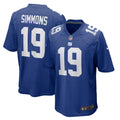 Isaiah Simmons New York Giants  Team Game Jersey -  Royal